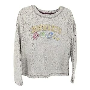 Harry Potter Hogwarts Woman Sherpa Sleep Shirt Sweatshirt Small